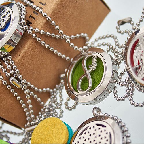 Aromatherapy Necklace Reusable Refill Pad – 20 mm – image 1
