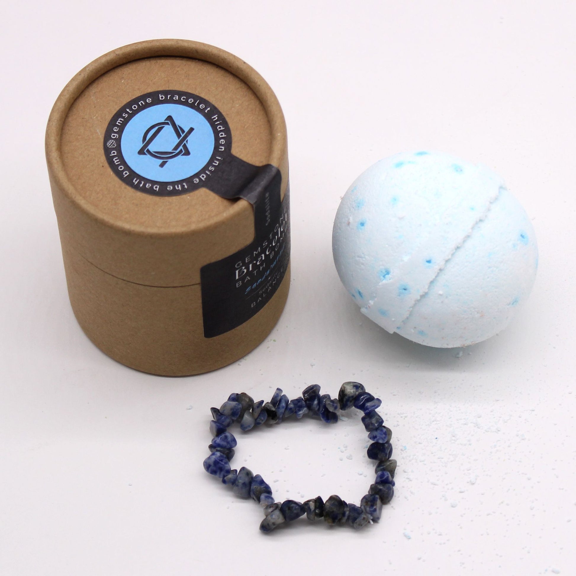 Sodalite Gem Bracelet Bath Bomb – image 9