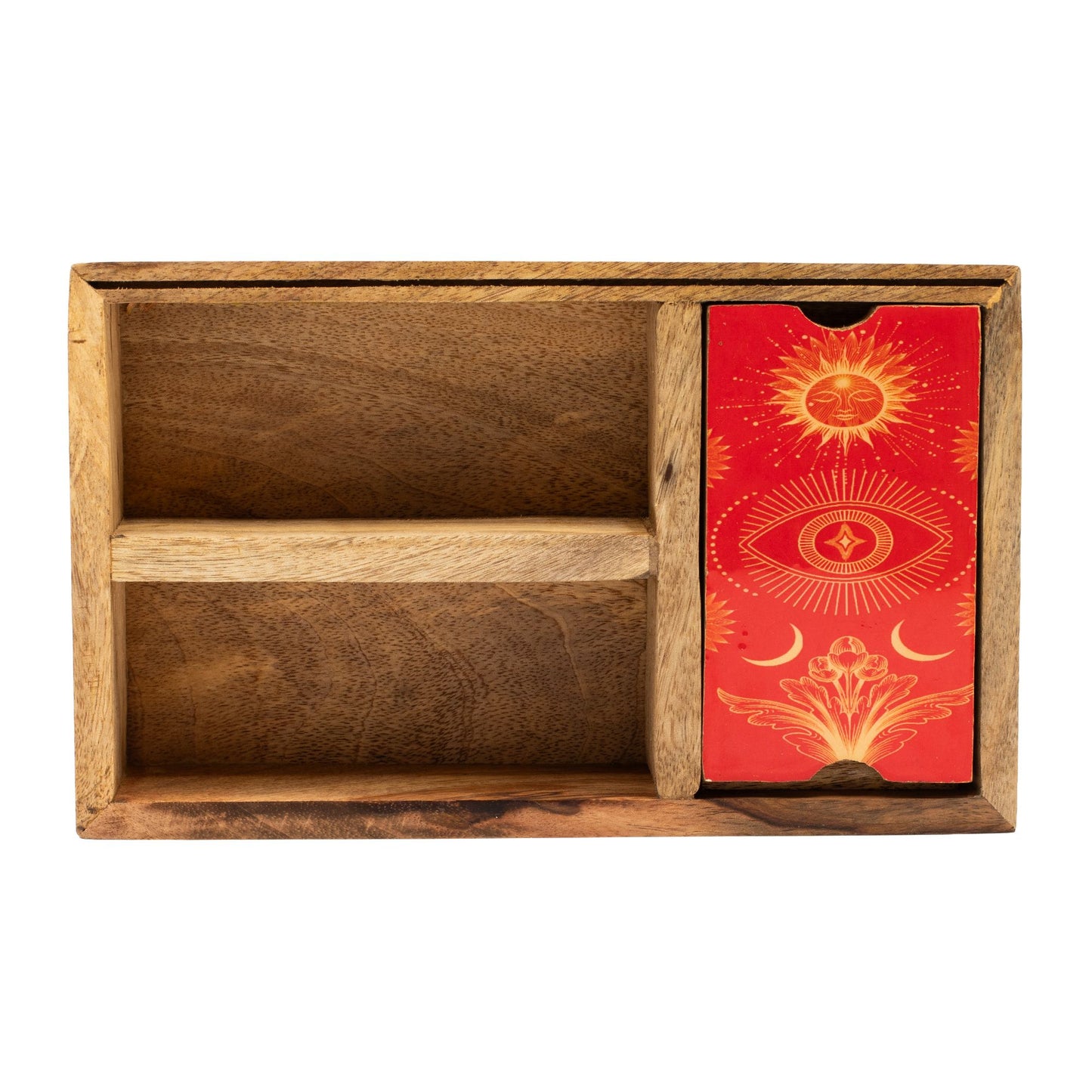 Three Section Tarot Box with Card Holder at Luna Panther