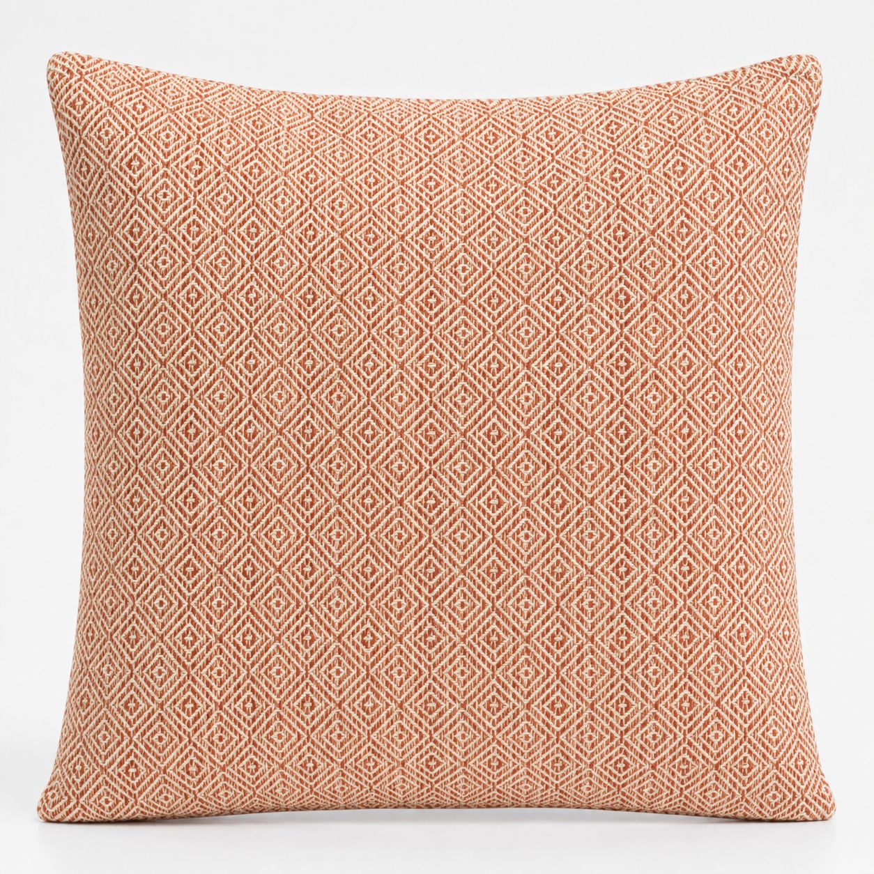 Classic Cushion Cover – Burgundy Squares – 60 × 60 cm – Jumbo Style – image 2