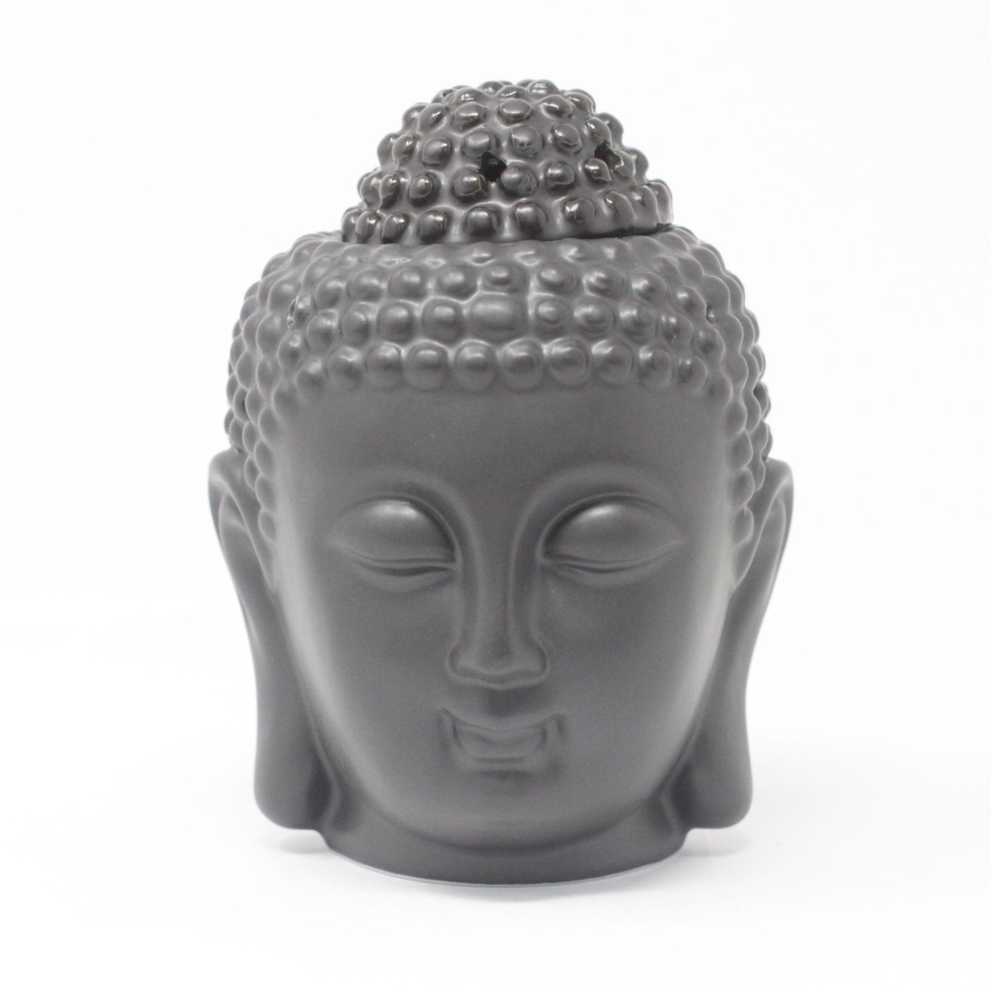 Buddha Head Oil Burner – Dark Brown – image 2