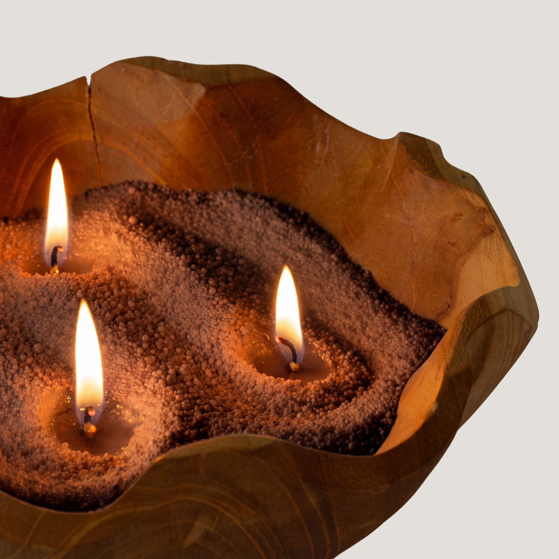 Fragranced Candle Sand – Chocolate Brown – Millionaire Gold – 300 g – image 12