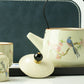 Travel Teapot Set & Two Cups – Blue Bird Qing Dynasty – image 3