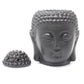 Buddha Head Oil Burner – Dark Brown – image 1