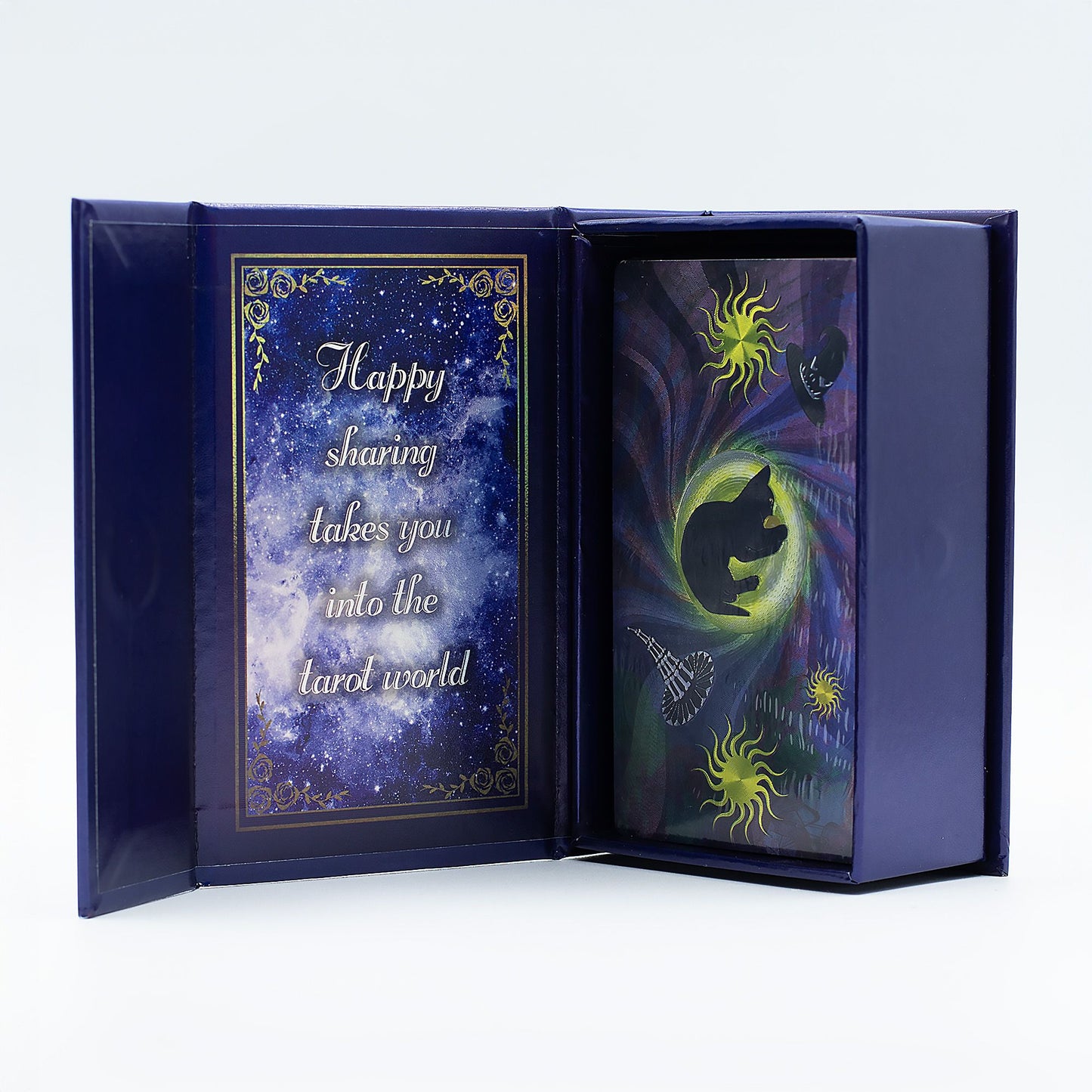 Purple Foil Tarot Deck - Witch Tarot with Booklet at Luna Panther