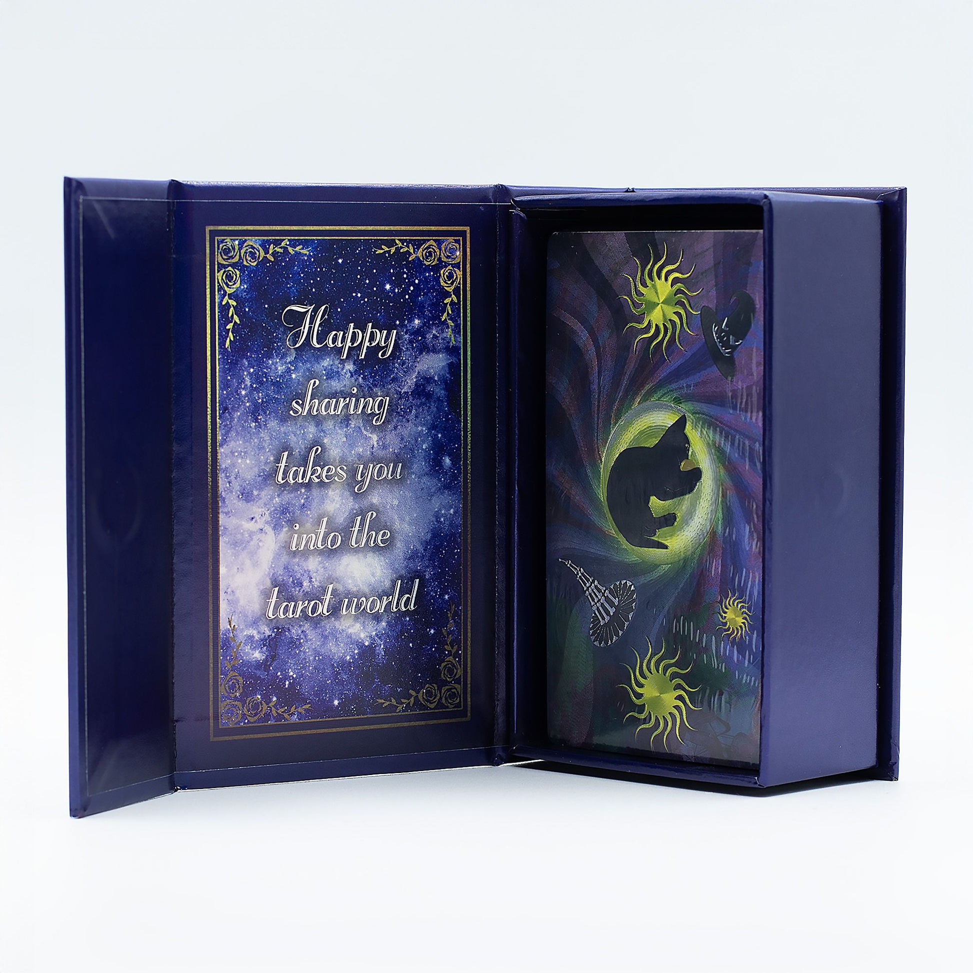 Purple Foil Tarot Deck - Witch Tarot with Booklet at Luna Panther