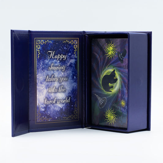 Purple Foil Tarot Deck - Witch Tarot with Booklet at Luna Panther