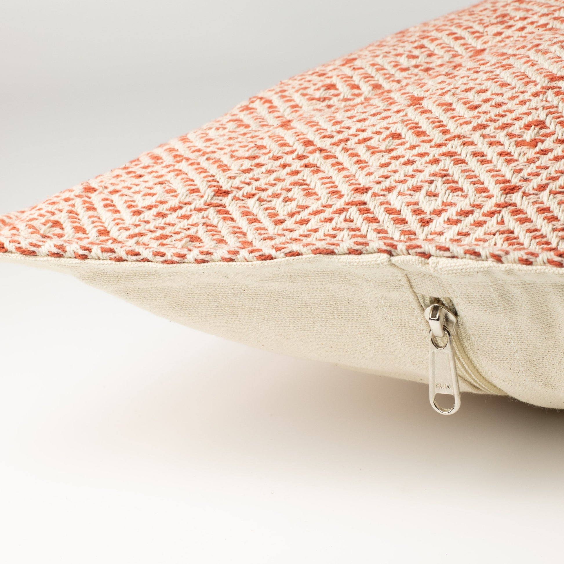 Classic Cushion Cover – Burgundy Squares – 60 × 60 cm – Jumbo Style – image 4