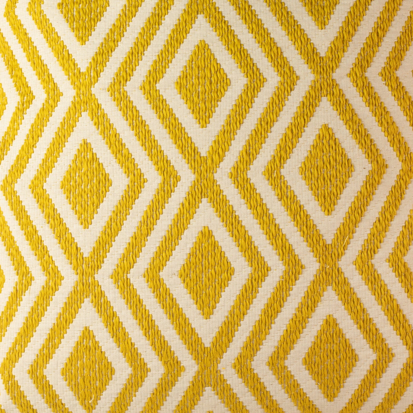 Classic Cushion Cover – Mustard Diamonds – 60 × 60 cm – Jumbo Style – image 2