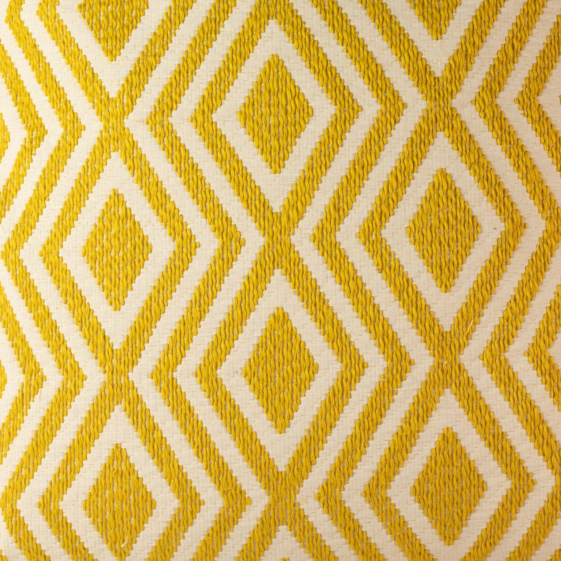 Classic Cushion Cover – Mustard Diamonds – 60 × 60 cm – Jumbo Style – image 2