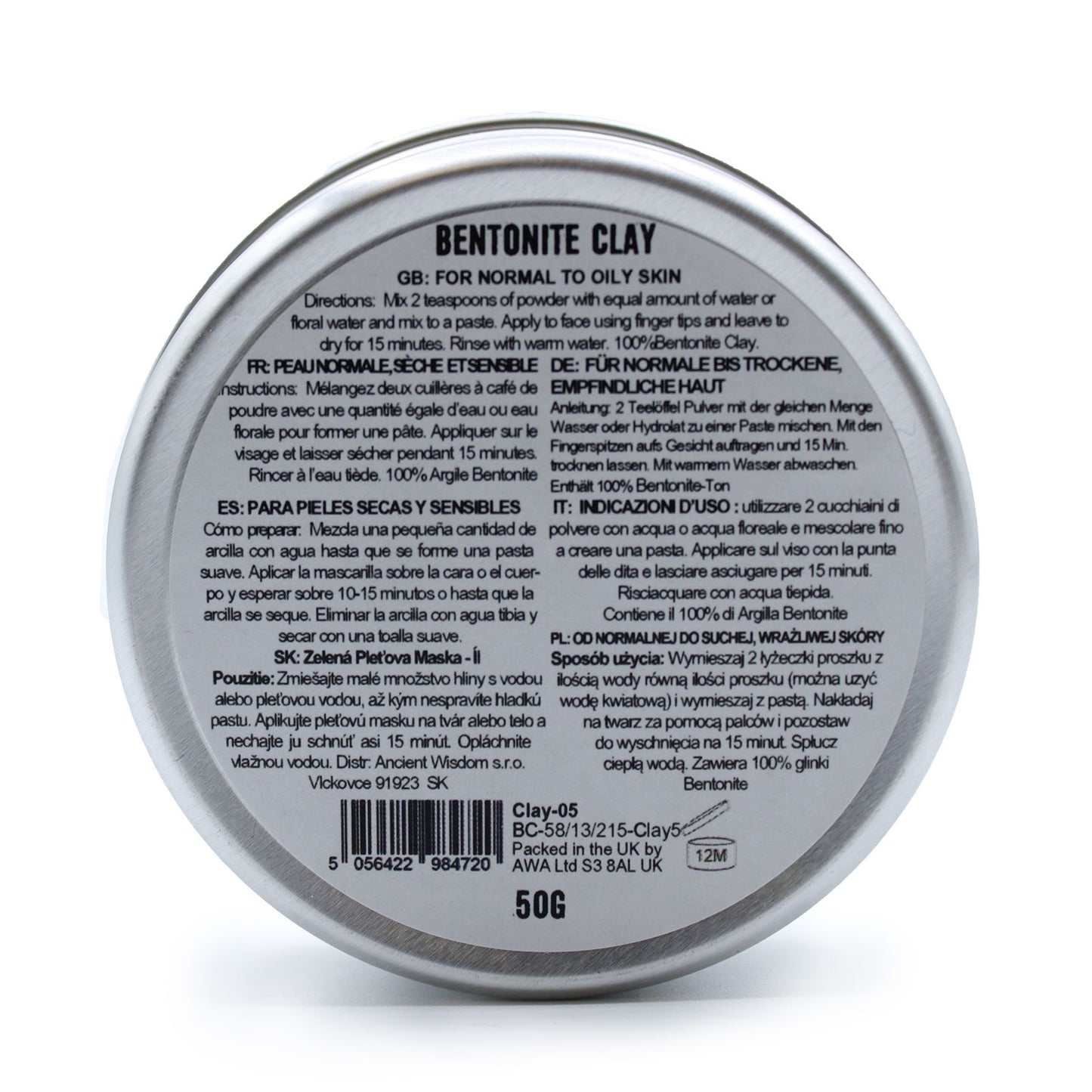 Bentonite Clay 50 g – image 1