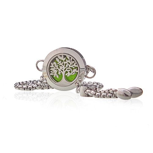 Aromatherapy Jewellery Chain Bracelet – Tree of Life – 20 mm – image 3