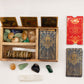 Three Section Tarot Box with Card Holder detail view 4 at Luna Panther