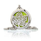 Aromatherapy Diffuser Necklace – Leaf 30 mm – image 3