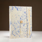 Lokta Mixed Blue Cotton Notebook – Large (21 × 15 cm) – 45 Leaves – Includes Bookmark – image 1