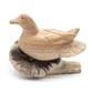 Handmade Parasite Wood Art Carving – Wild Duck Resting – image 3