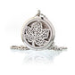 Aromatherapy Diffuser Necklace – Leaf 30 mm – image 2