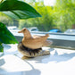Handmade Parasite Wood Art Carving – Wild Duck Resting – image 1