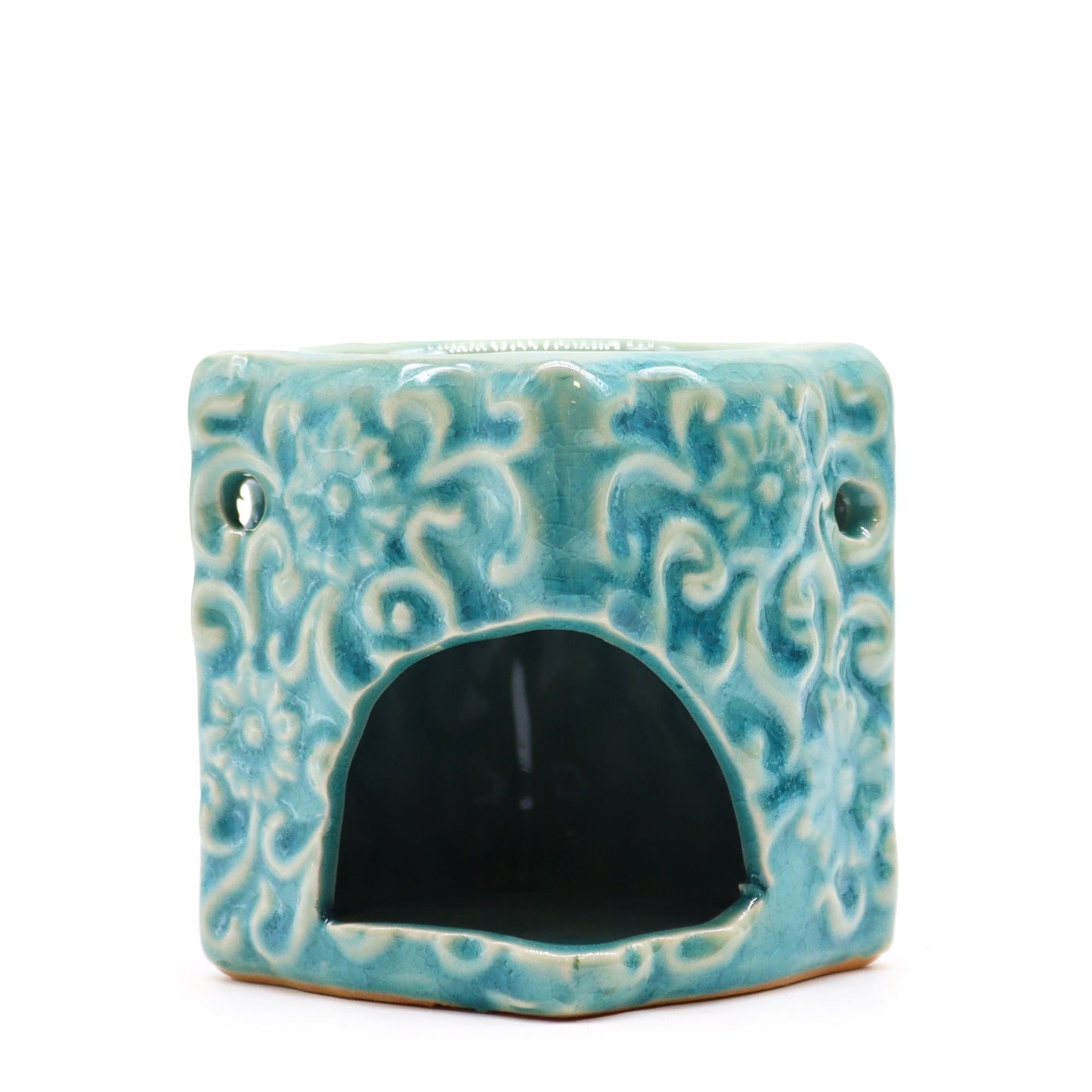 Classic Small Square Floral Oil Burners – image 6