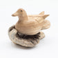 Handmade Parasite Wood Art Carving – Wild Duck Resting – image 2