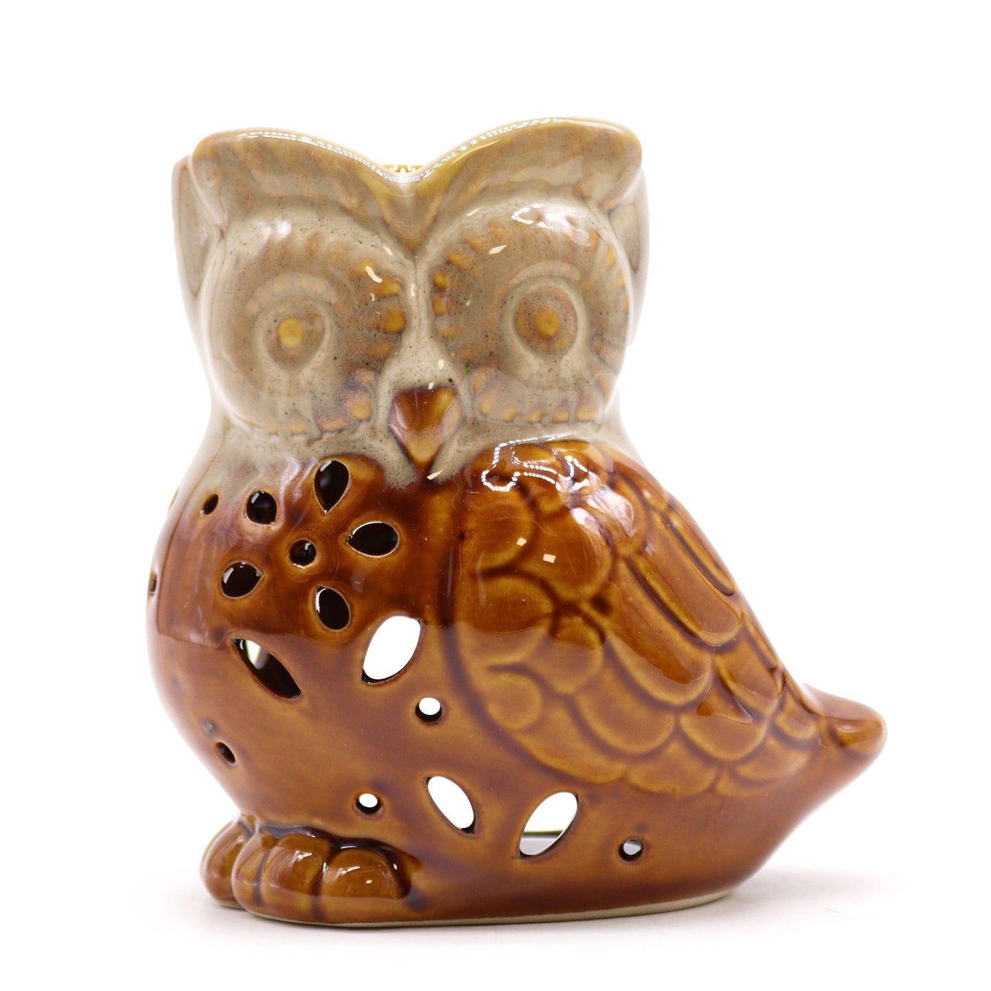 Classic Rustic Oil Burner – Owl Side-on (assorted) – image 3