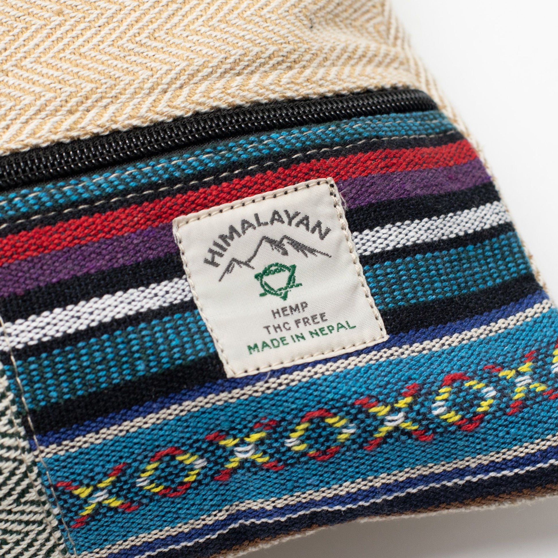 Patchwork Kathmandu Tote Bag – Dhaka Design (37 × 38 cm) – image 7