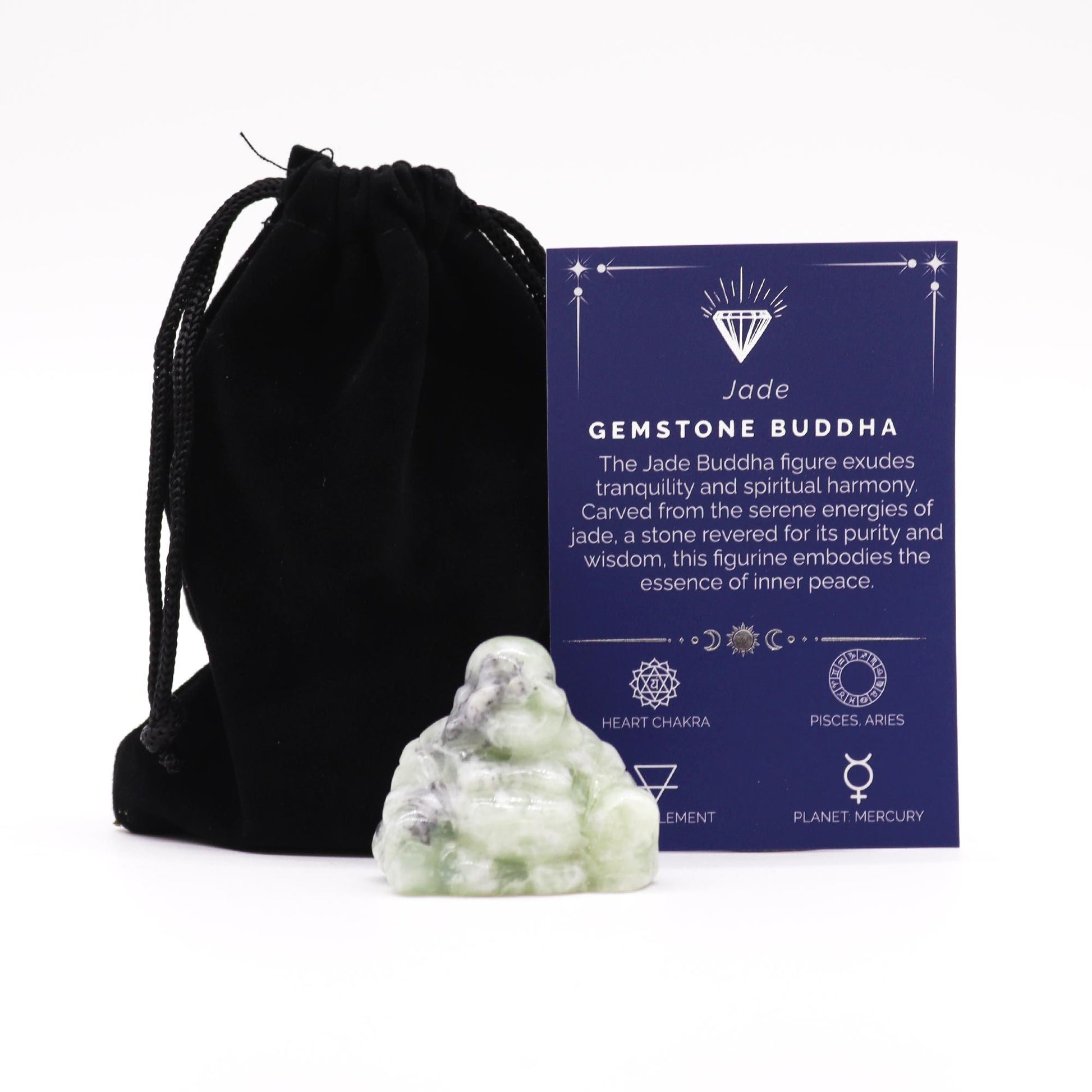 Gemstone Small Buddha – Jade