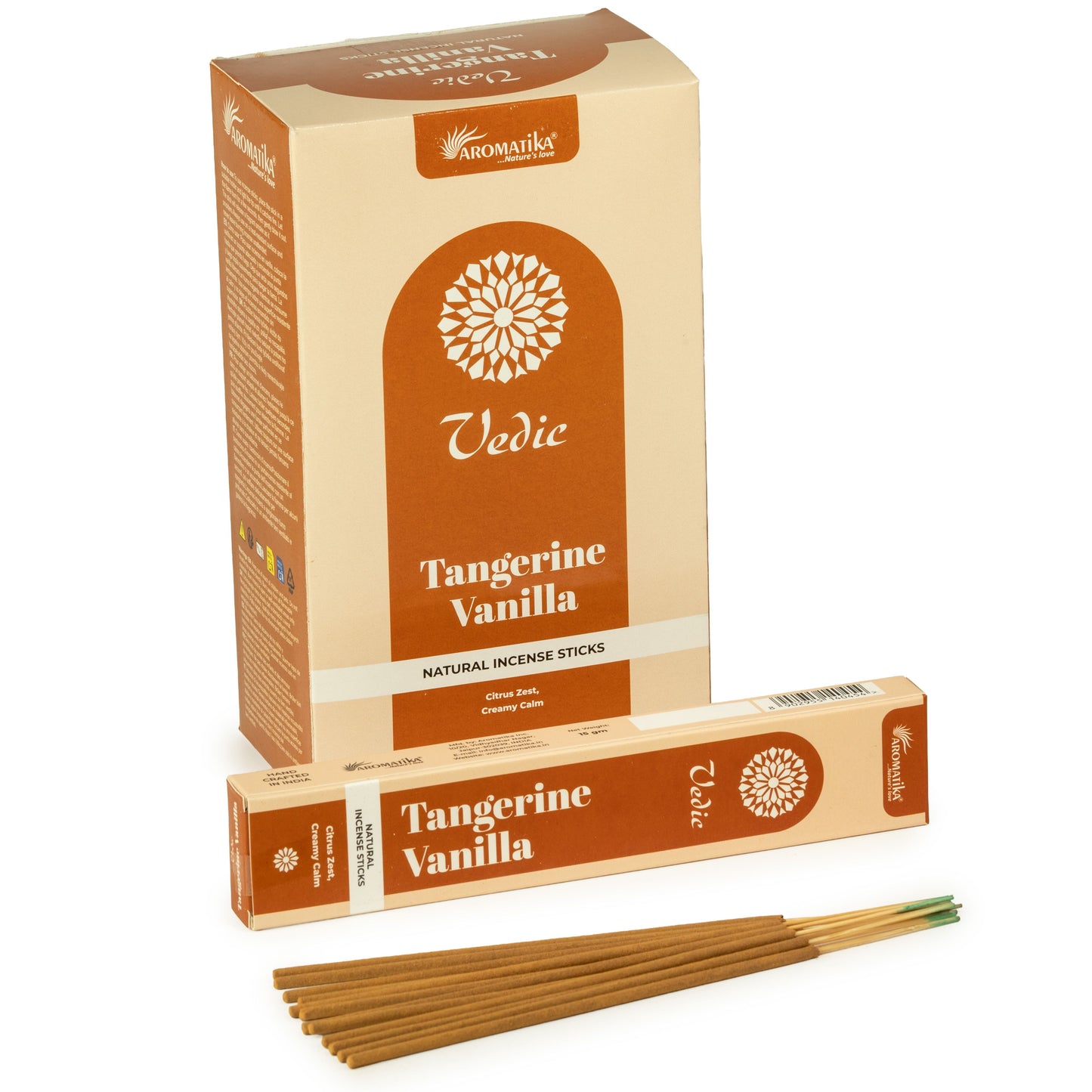 Vedic Incense Sticks – Tangerine Vanilla – image 1