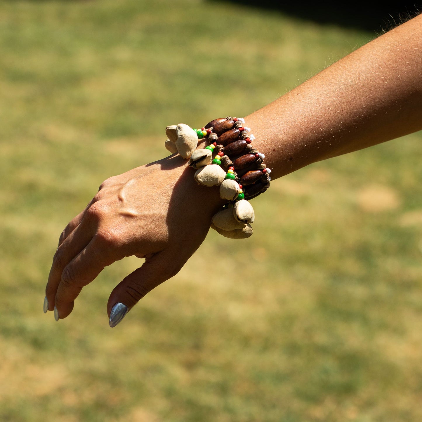 Kenari Shell Hand Shaker – Rattle Bracelet (15 Pieces) – image 3