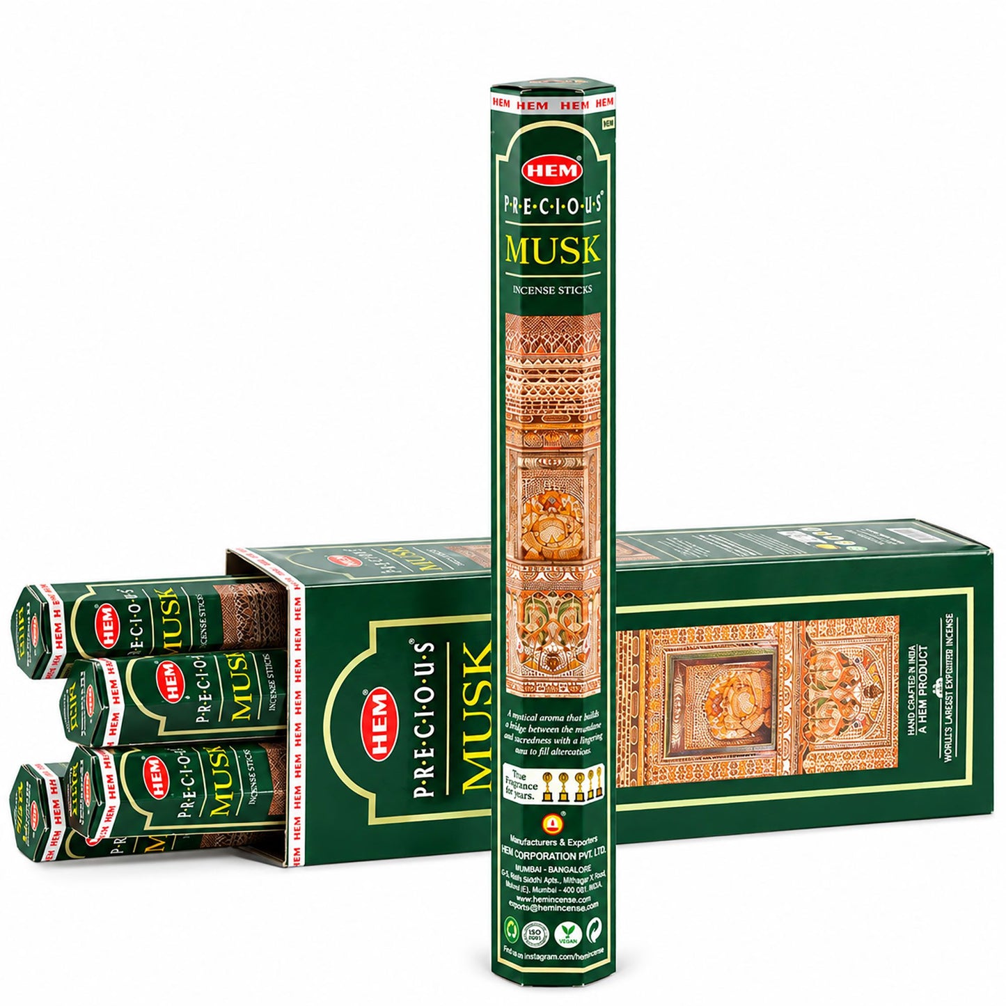 HEM Hexagonal Incense – Precious Musk – image 1