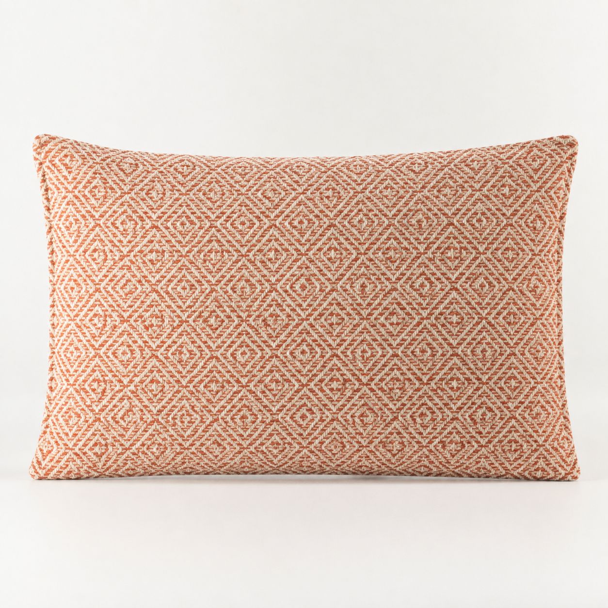 Classic Cushion Cover – Burgundy Squares- 30 × 50 cm – Lumber Style – image 1