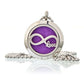 Aromatherapy Diffuser Necklace – Infinity Love 25 mm – image 1