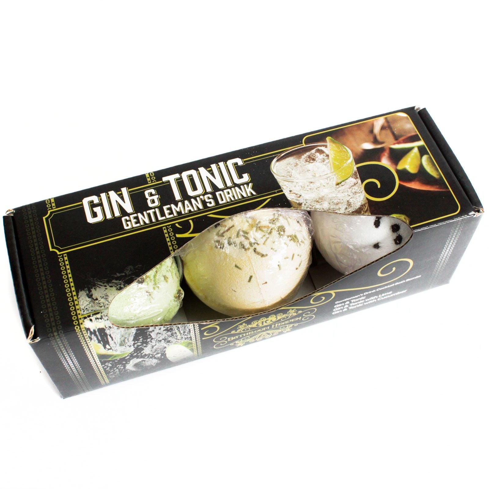 Set of Three Gin & Tonic Bath Bombs – image 1