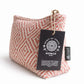 Nomad Sari Indian Jacquard Toiletry Bag – Coral Maze – image 7