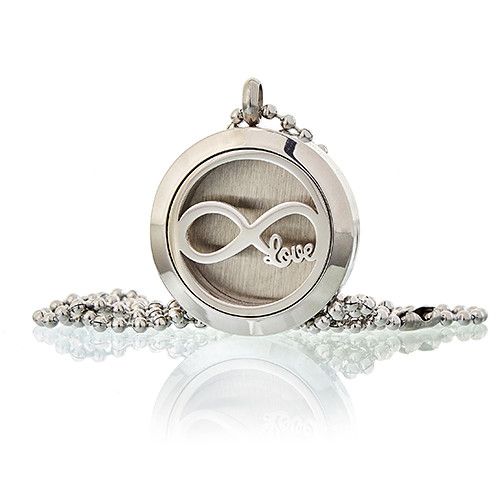Aromatherapy Diffuser Necklace – Infinity Love 25 mm – image 2
