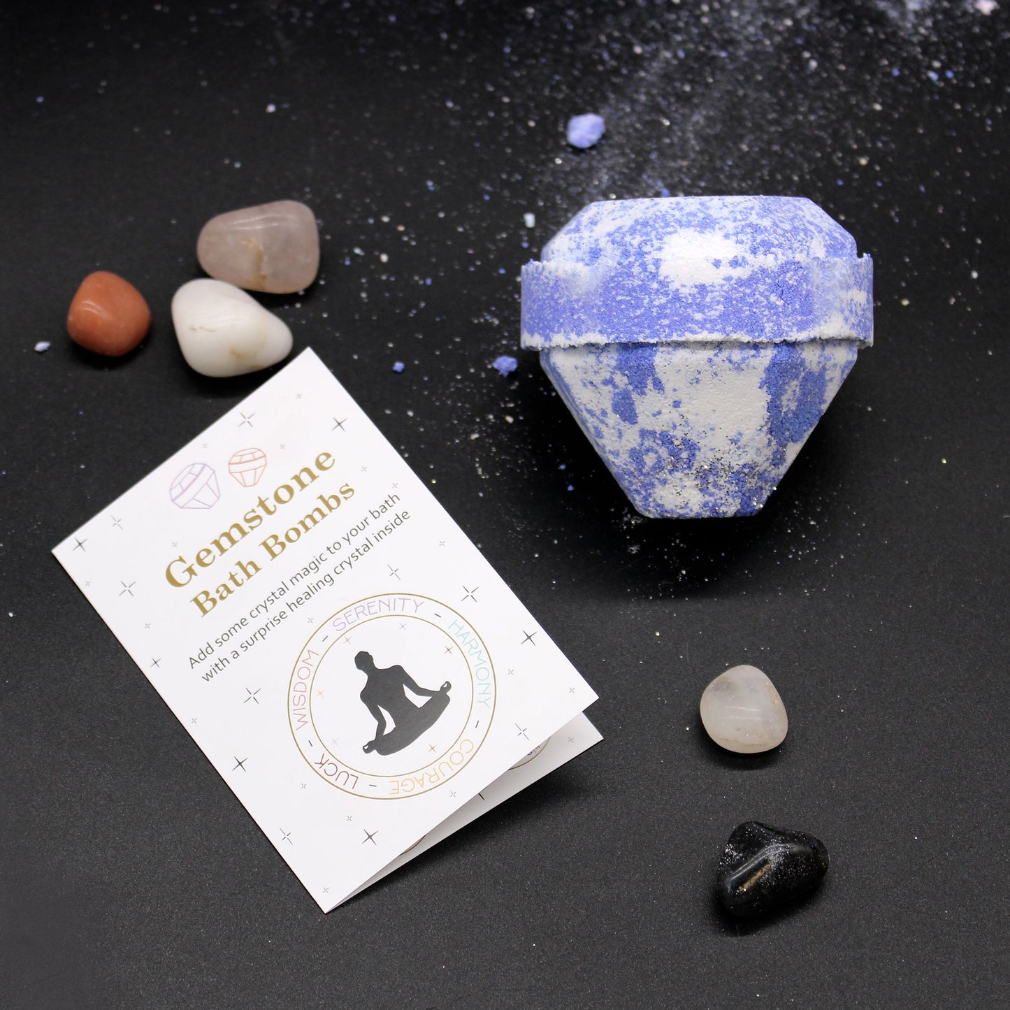 Gemstone Bath Bomb – Raspberry & Pomegranate – image 8