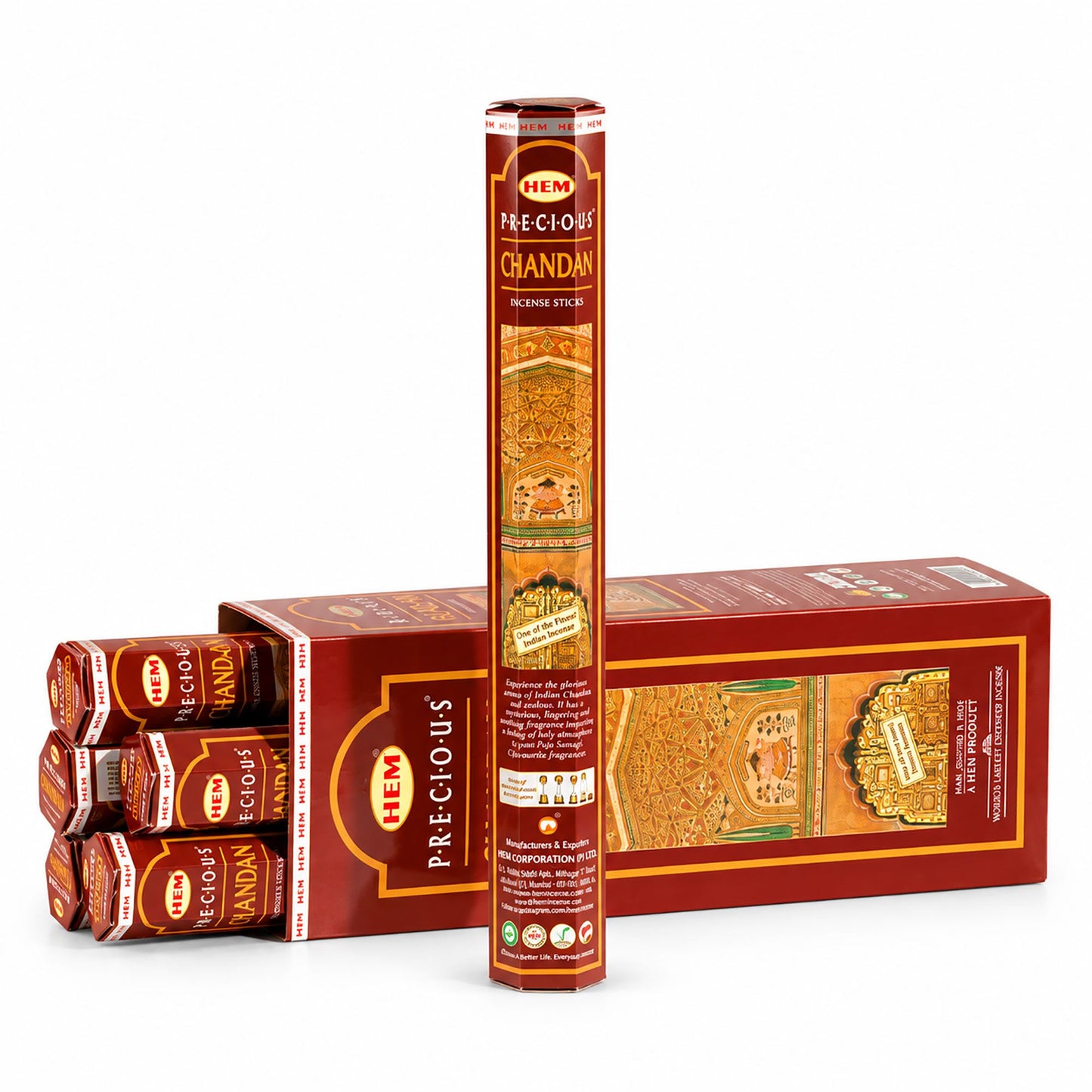 HEM Hexagonal Incense – Precious Chandan – image 1