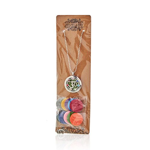 Aromatherapy Jewellery Necklace – Hamsa Chakra – 30 mm – image 5
