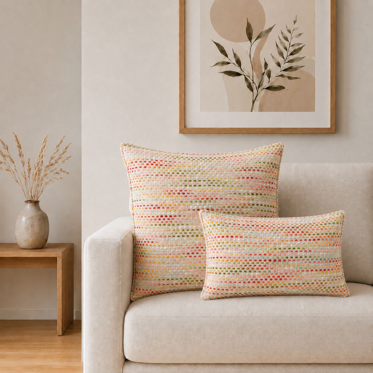 Classic Cushion Cover – Hidden Rainbow – 30 × 50 cm – Lumber Style – image 2