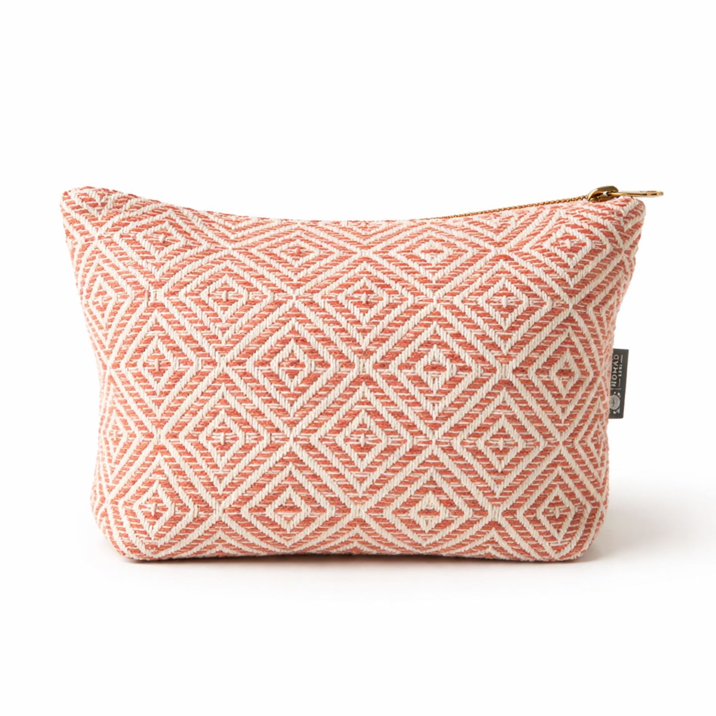 Nomad Sari Indian Jacquard Toiletry Bag – Coral Maze – image 1