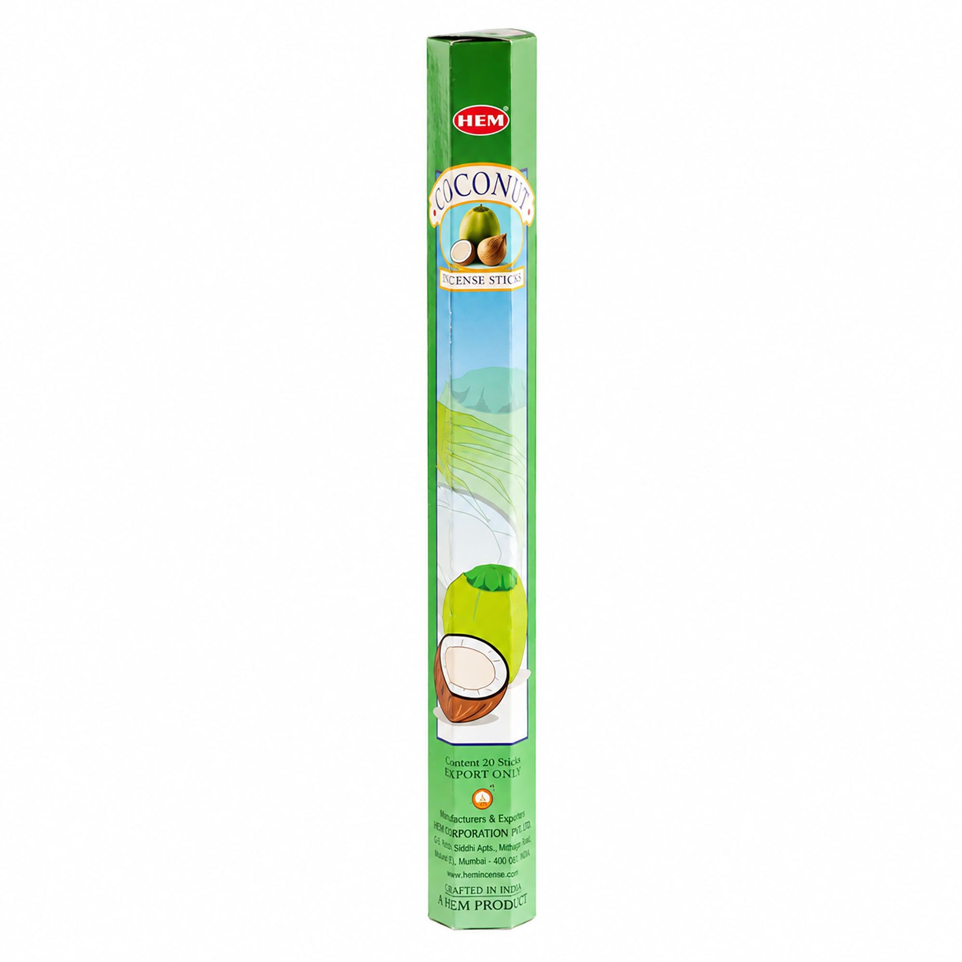 HEM Hexagonal Incense – Coconut – image 2