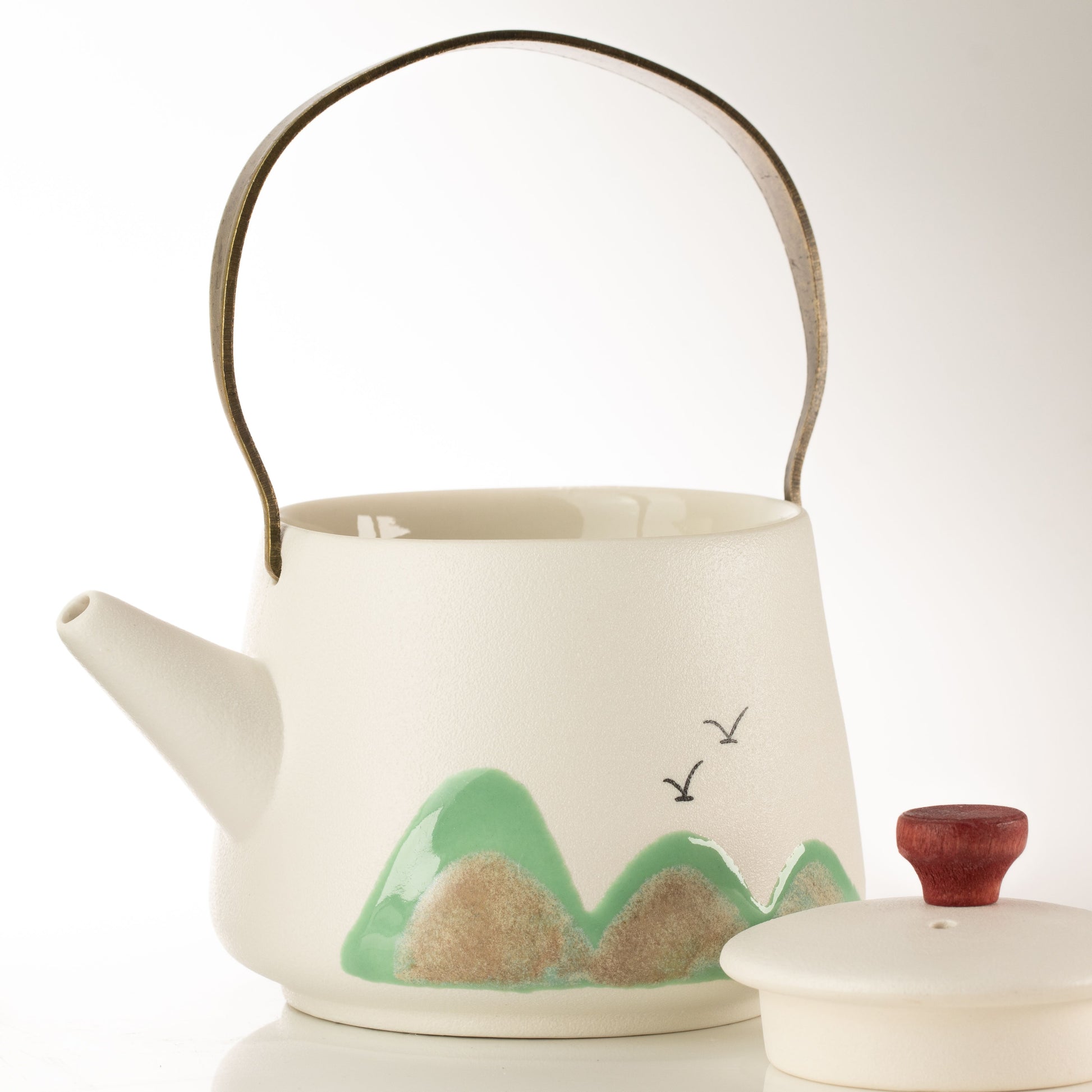 Thousand Miles – Tea Set – Four Cups – Ceremonial Cloth & Bamboo Grip – image 10