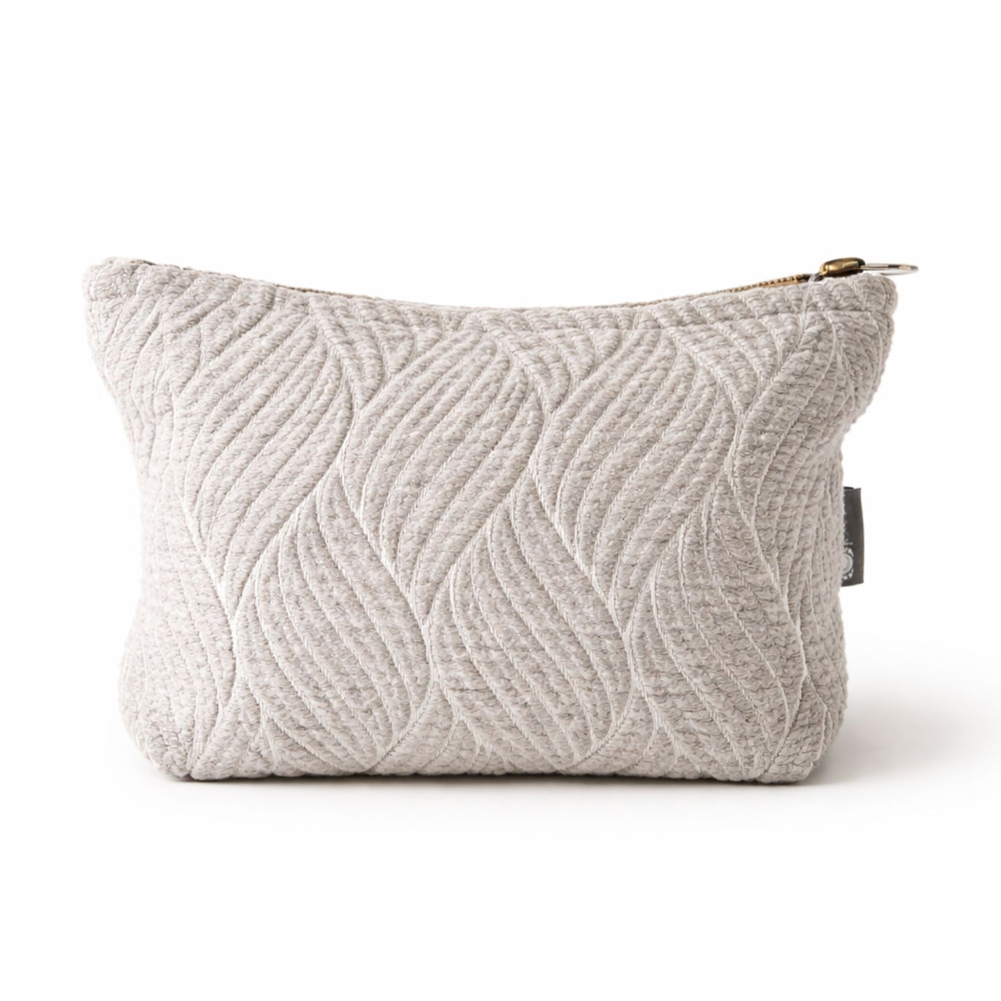 Nomad Sari Indian Jacquard Toiletry Bag – Moonlit Weave – image 1