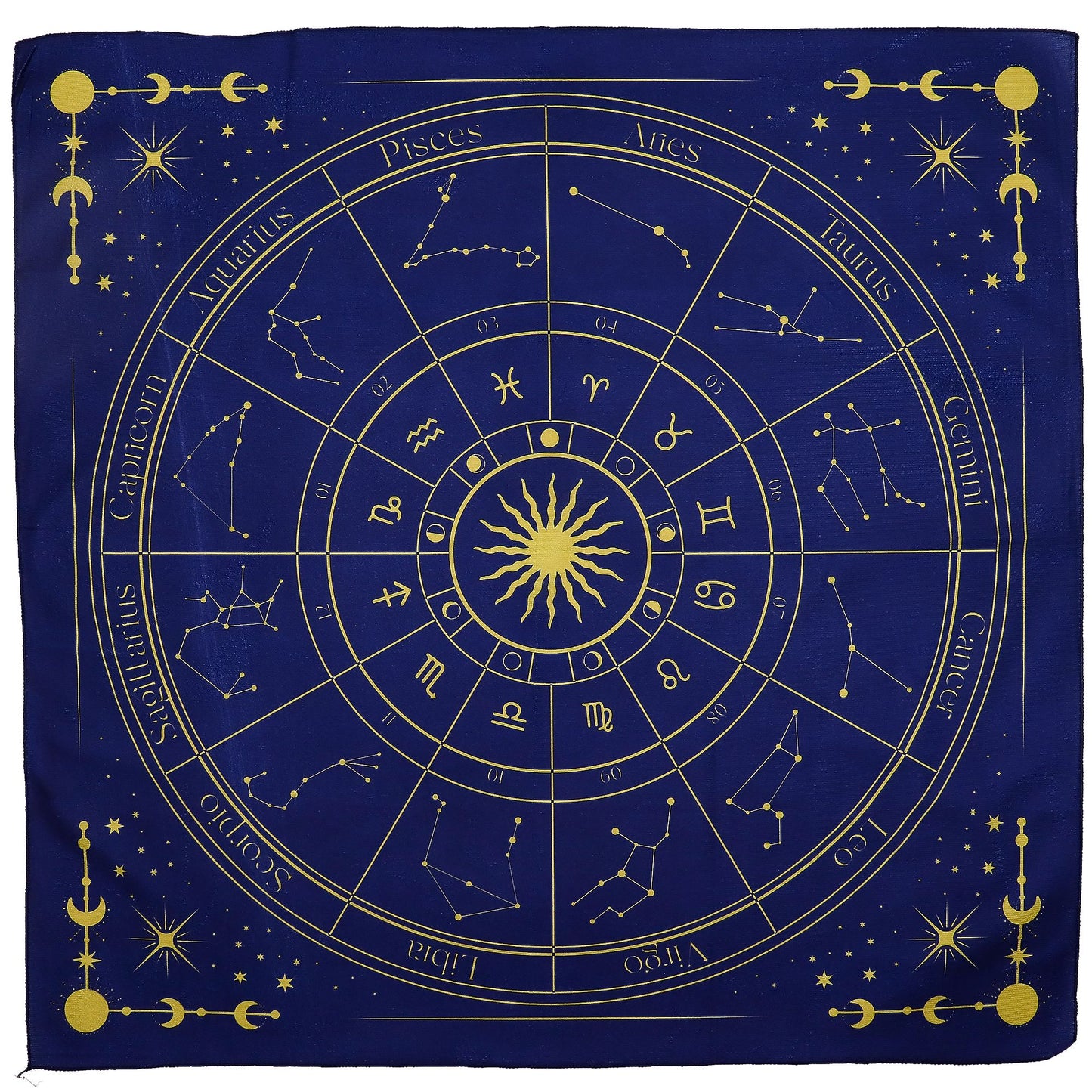 Tarot Reading Cloth - Zodiac detail view 6 at Luna Panther