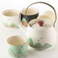 Thousand Miles – Tea Set – Four Cups – Ceremonial Cloth & Bamboo Grip – image 1