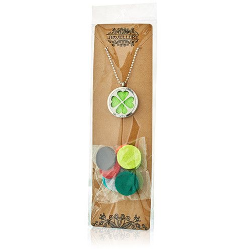 Aromatherapy Diffuser Necklace – Leaf 30 mm – image 5