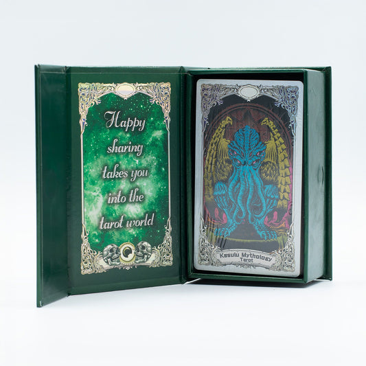 Foil Tarot Deck - Kesulu Mythology with Booklet detail view 2 at Luna Panther alternate view