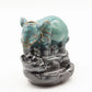 Backflow Incense Burner - Elephant at Pool - Luna Panther