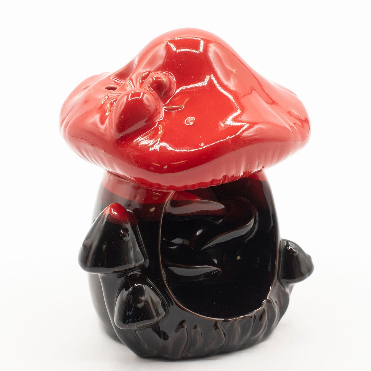 Backflow Incense Burner - Large Red Mushroom - Luna Panther