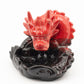 Backflow Incense Burner - Small Red Dragon - Luna Panther